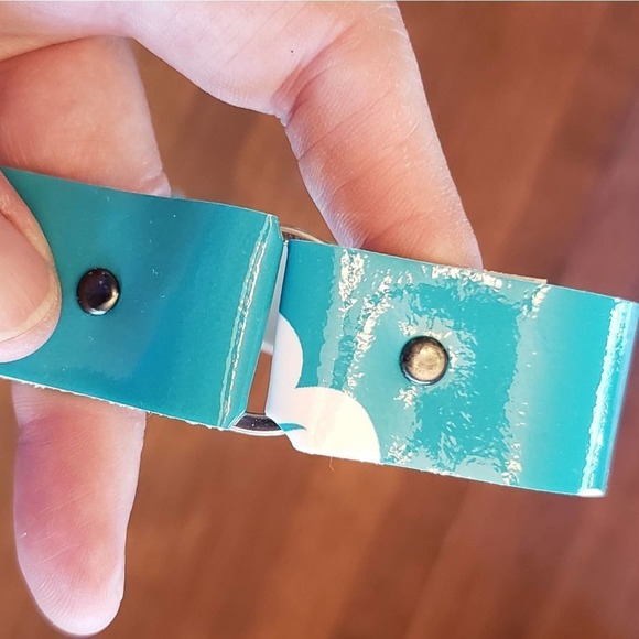 New handmade unique vinyl three piece matching set tote, shoulder bag, note pad - Picture 10 of 14